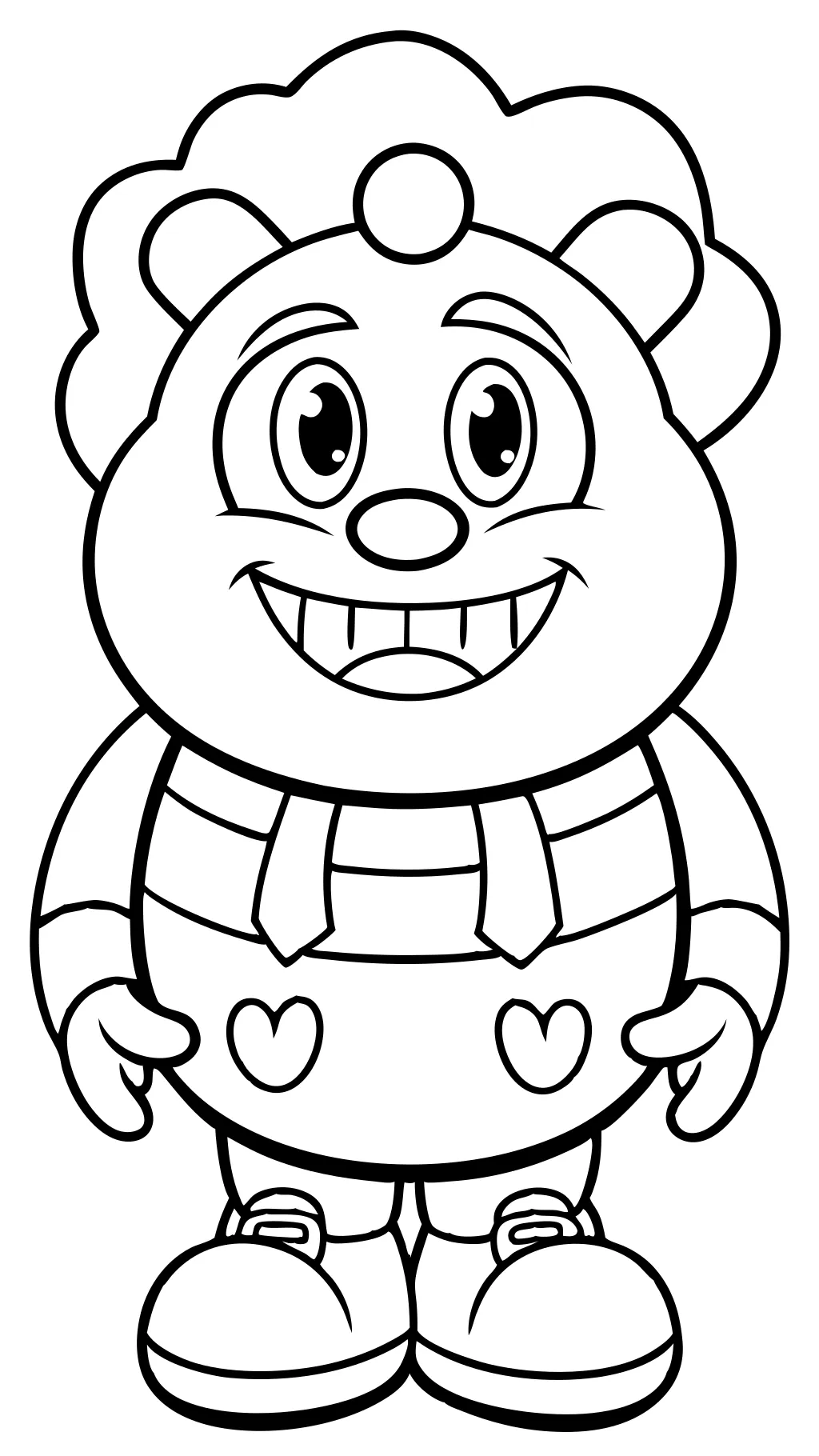 huggy wuggy para colorear